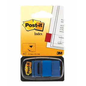 3M Post-it 680-2 Flag Blue 1" X 1.7" 50 Sheets