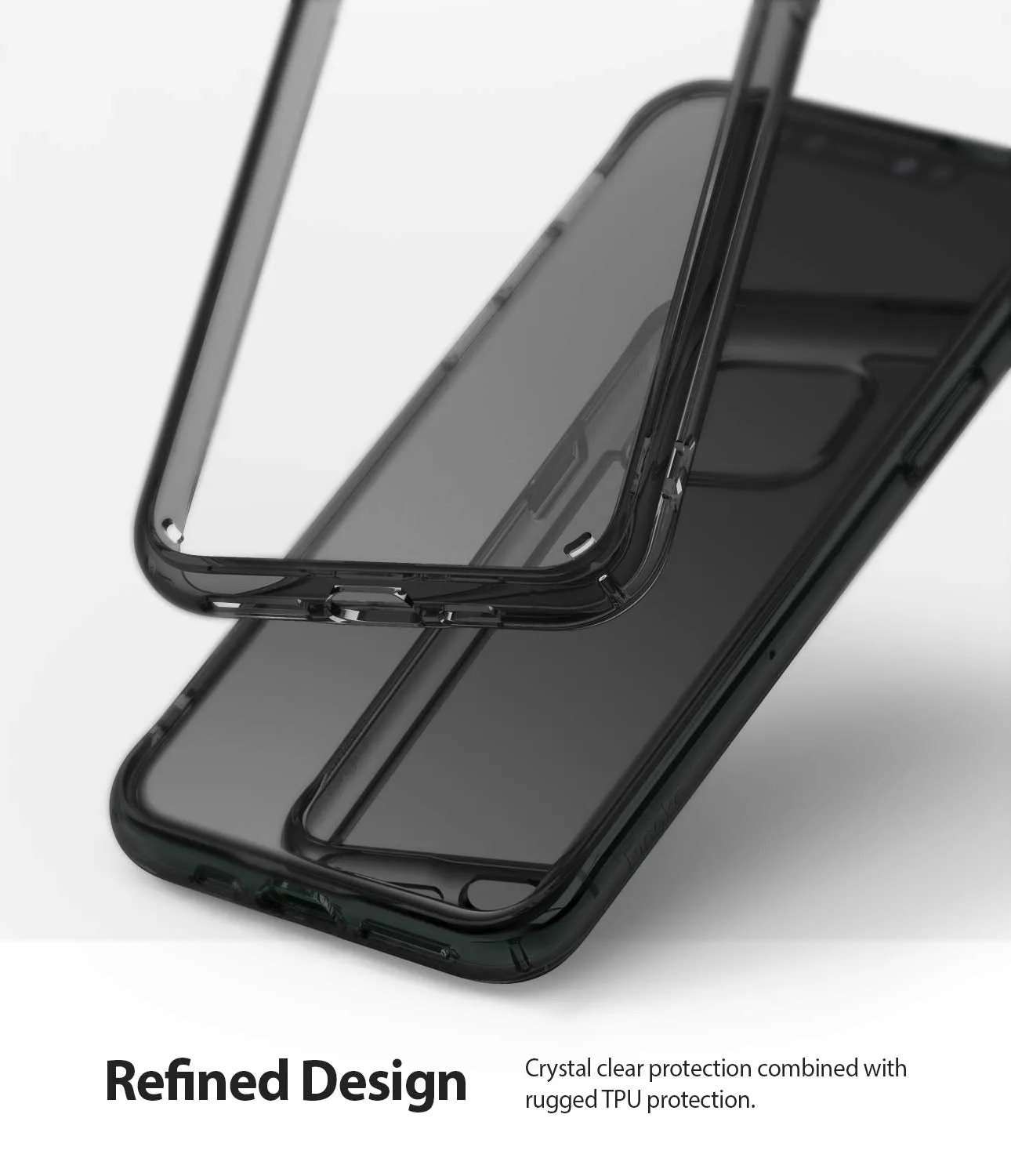 Apple iPhone 11 Pro Back Cover Case | Fusion - Smoke black