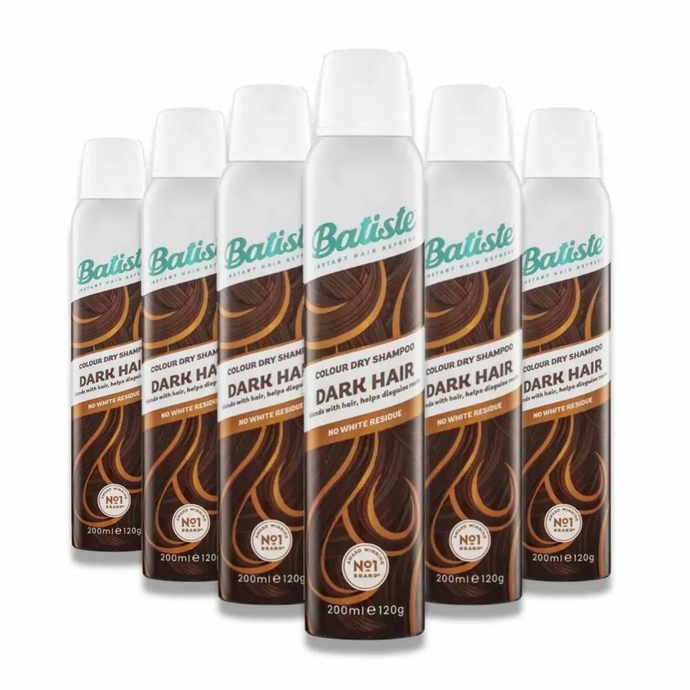 Batiste - Dry Shampoo Dark and Deep Brown - 4.23 Oz - 6 Pack