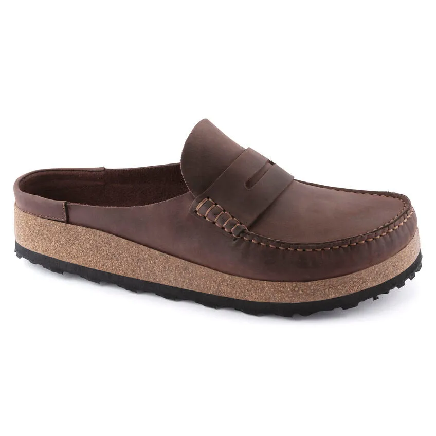 Birkenstock Men's Naples Oiled Leather (Habana - Wide Fit)