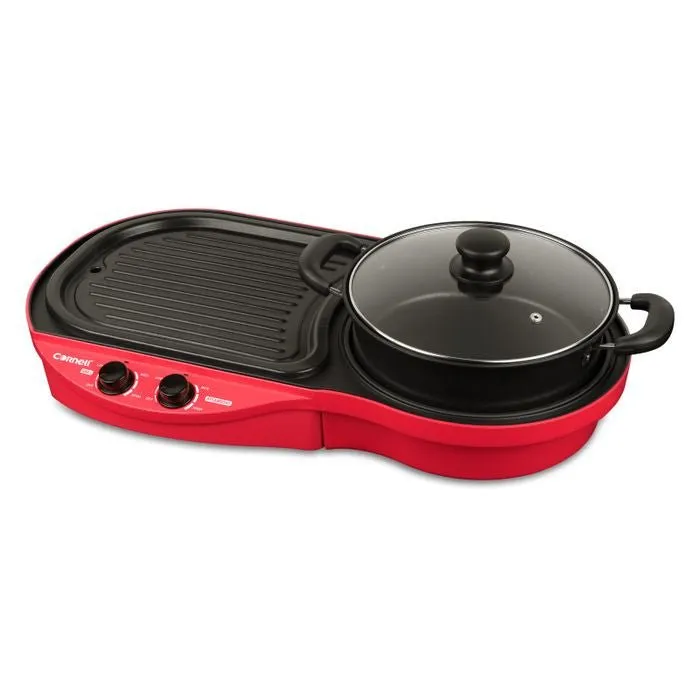 Cornell CCG-EL88DT Grill And Steamboat Non Stick Coating Plate Pan