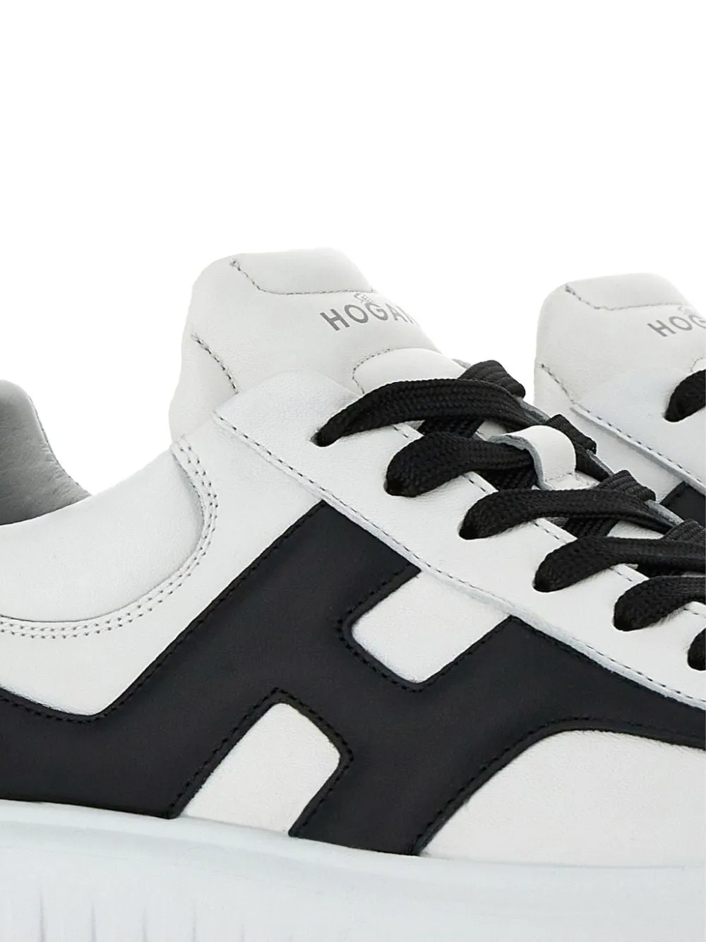 H STRIPES LEATHER SNEAKERS