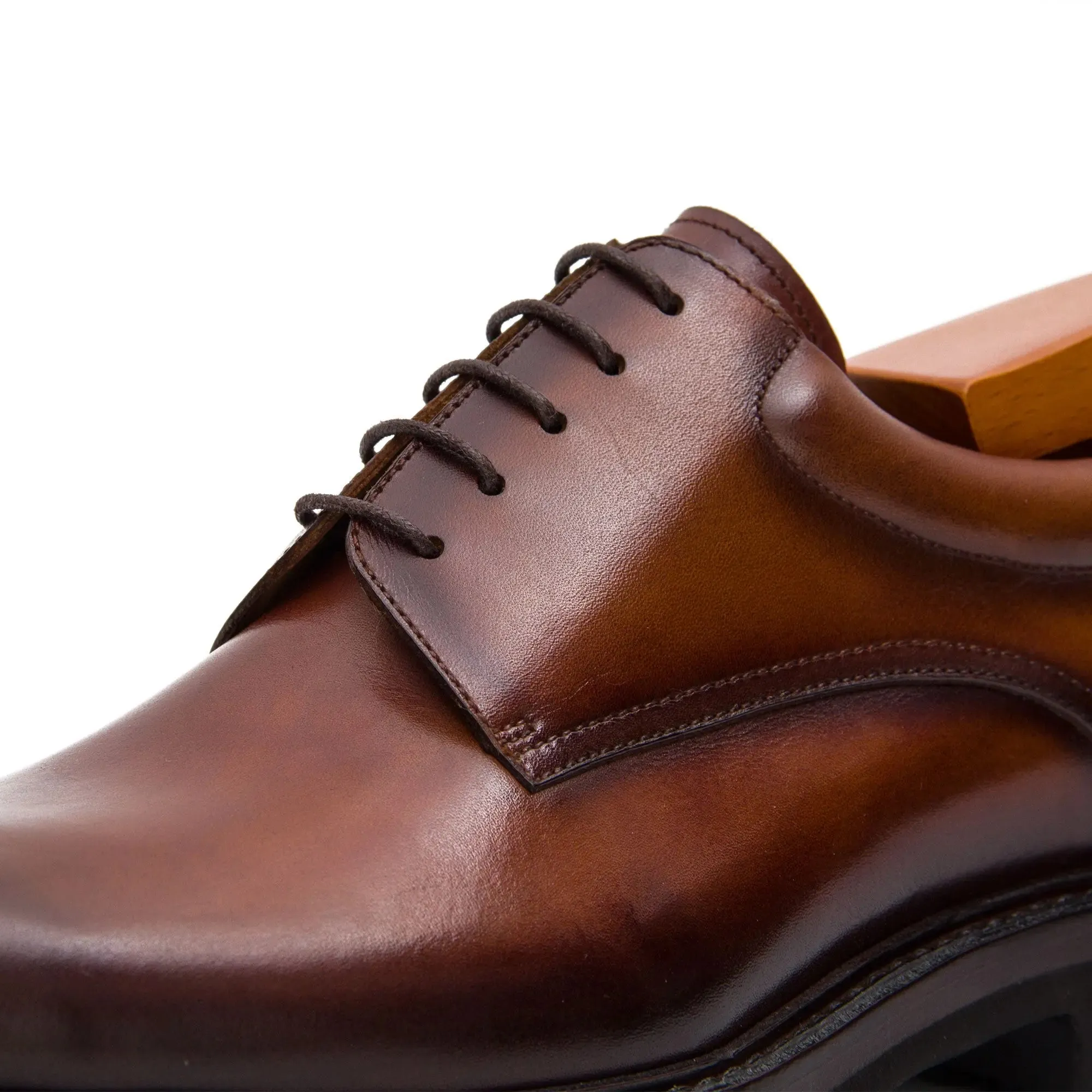 Handmade Goodyear Welted Derby Shoes