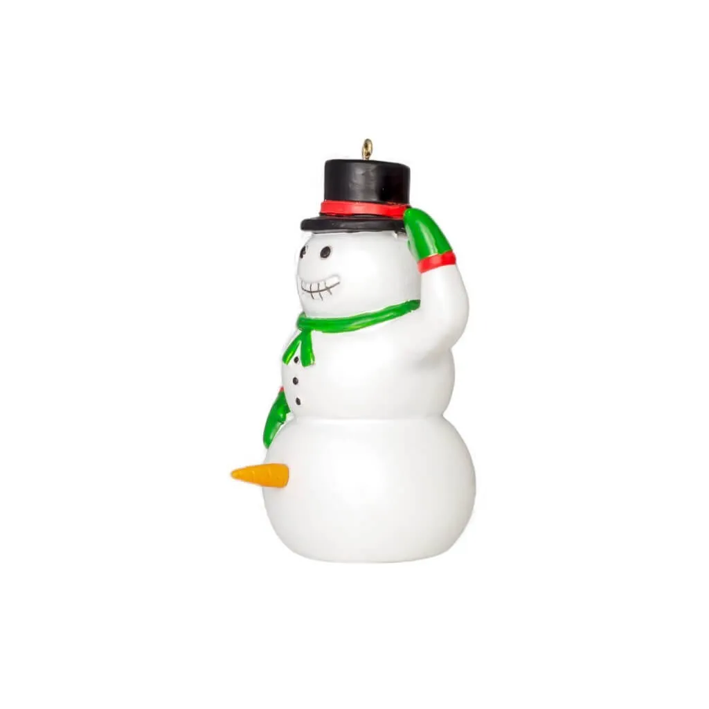 Happy Snowman Christmas Tree Ornament Decoration