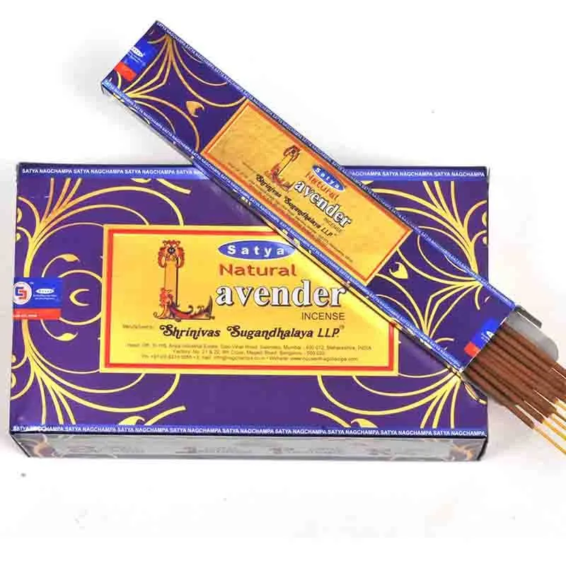 Incense - Nag Champa Natural Lavender Incense 15 g.