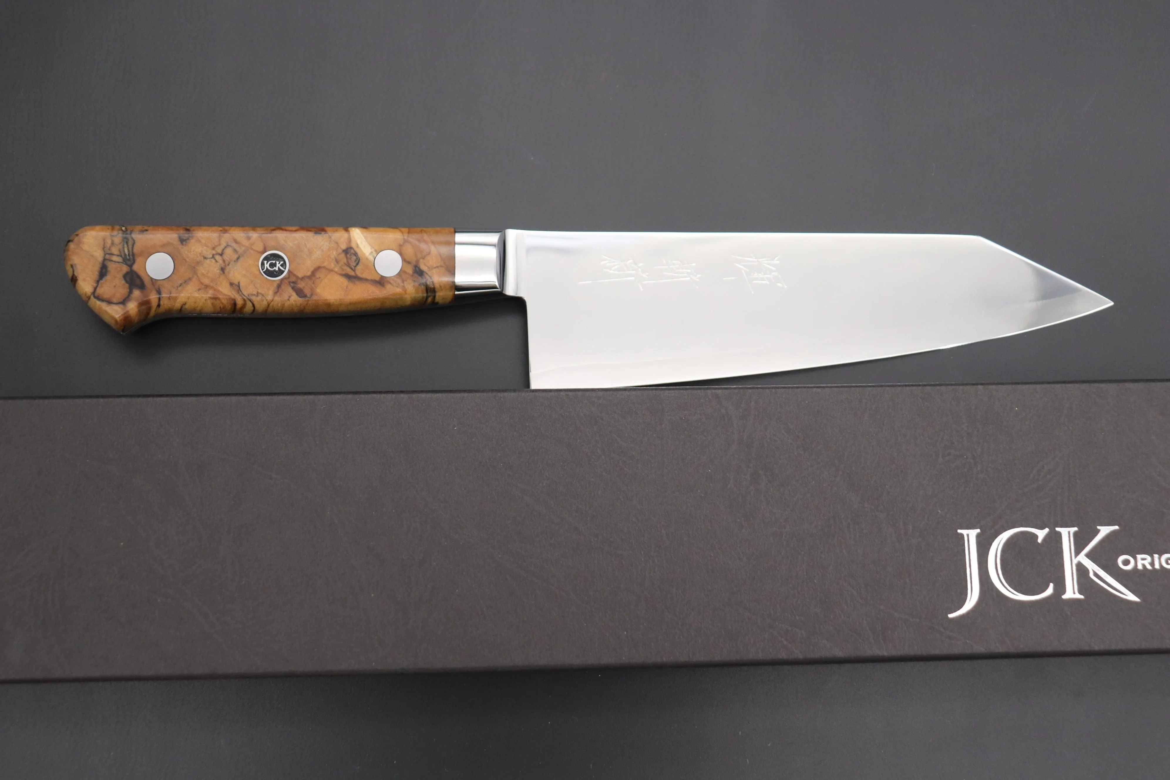 JCK Original Kagayaki NOVEL- Limited Edition Custom R-2 SUNSHINE Series KNLTD-110 Bunka (Kiritsuke) 175mm (6.8 inch)