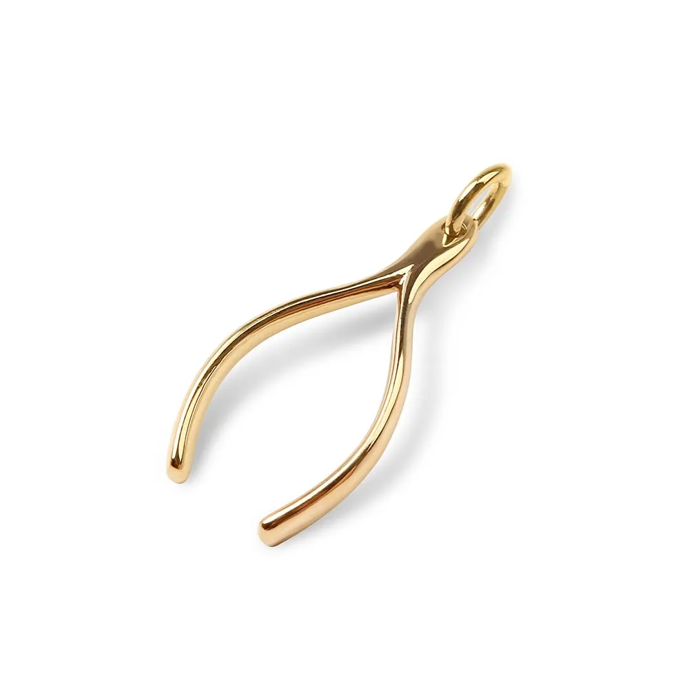 LARGE WISHBONE CHARM