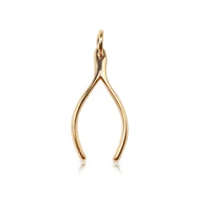 LARGE WISHBONE CHARM