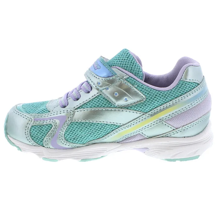 Little Girl Tsukihoshi Glitz Sneaker Mint/Lavender