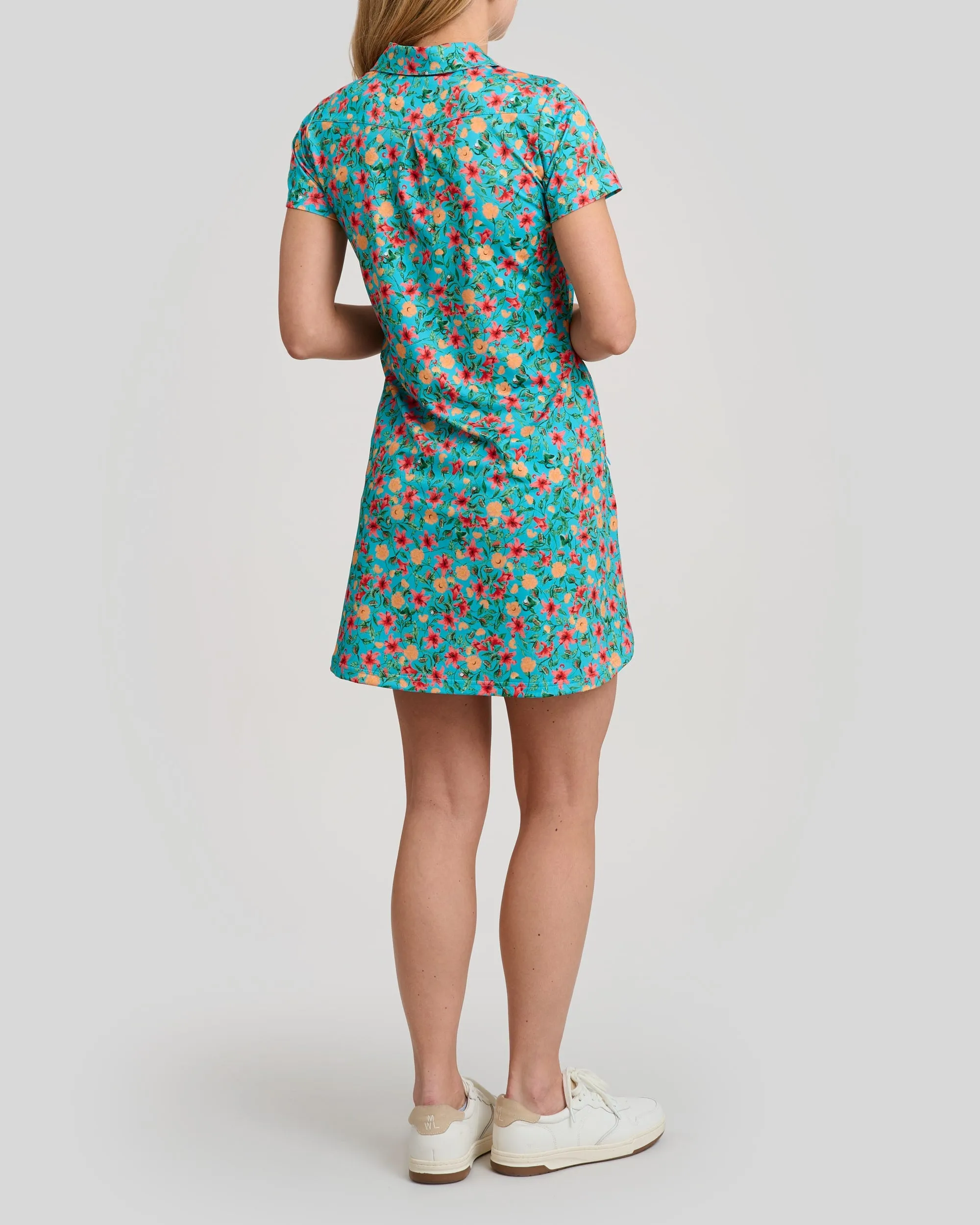 Little Shop of Florals Women's Polo Dress