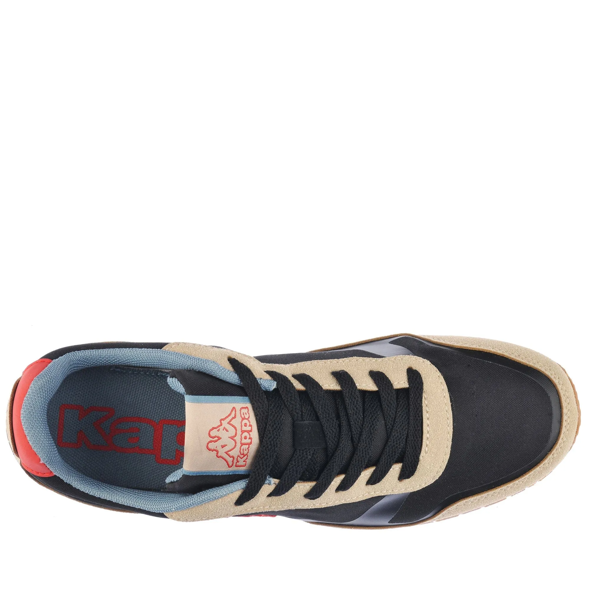 LOGO AYMAR - Sneakers - Low Cut - Unisex - BLACK-BEIGE-RED