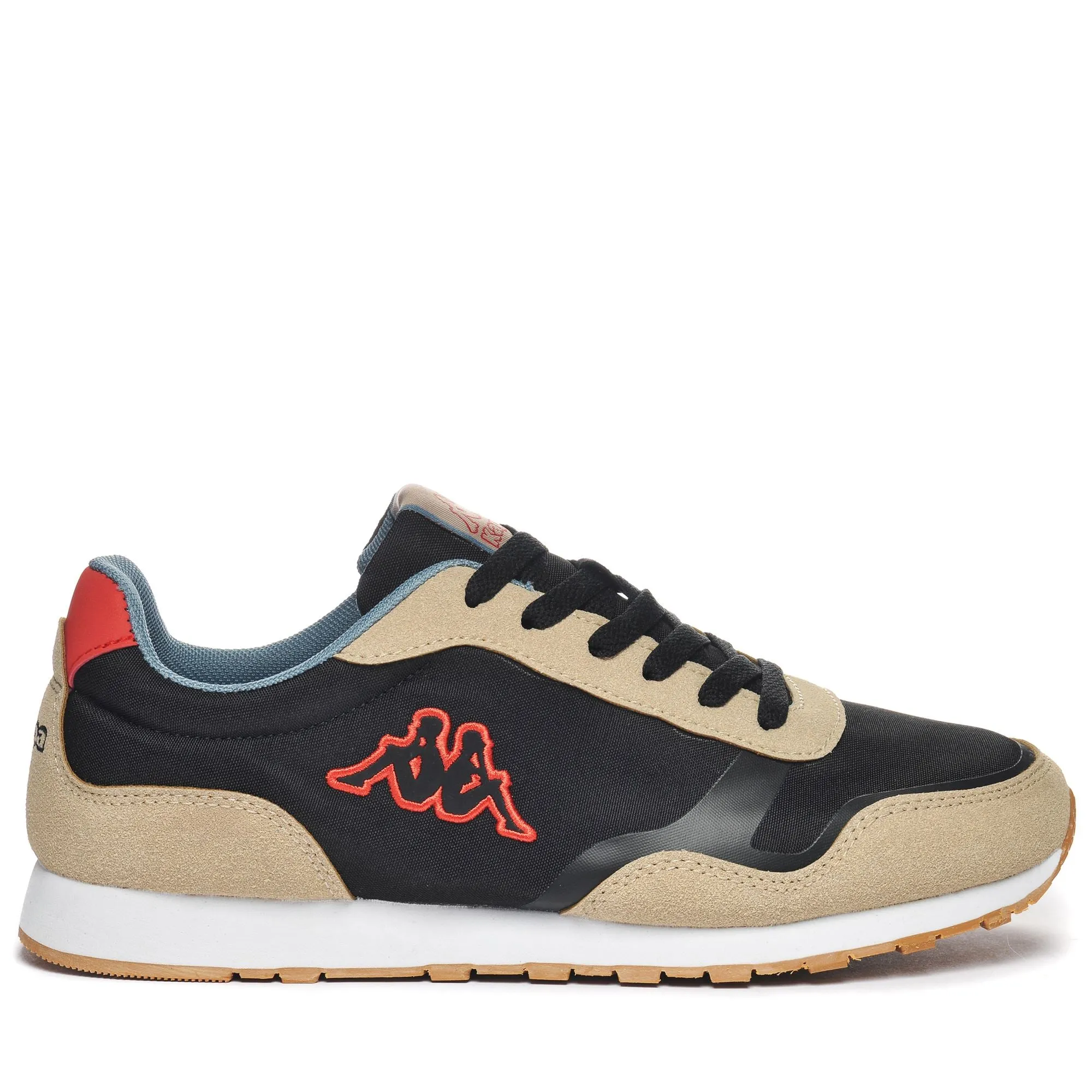 LOGO AYMAR - Sneakers - Low Cut - Unisex - BLACK-BEIGE-RED