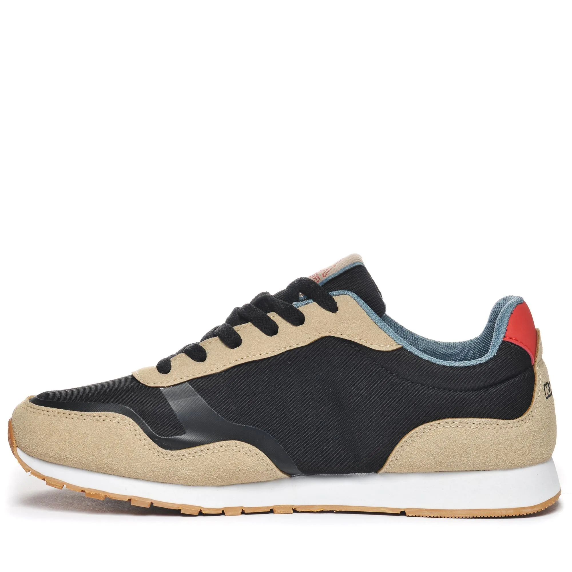 LOGO AYMAR - Sneakers - Low Cut - Unisex - BLACK-BEIGE-RED