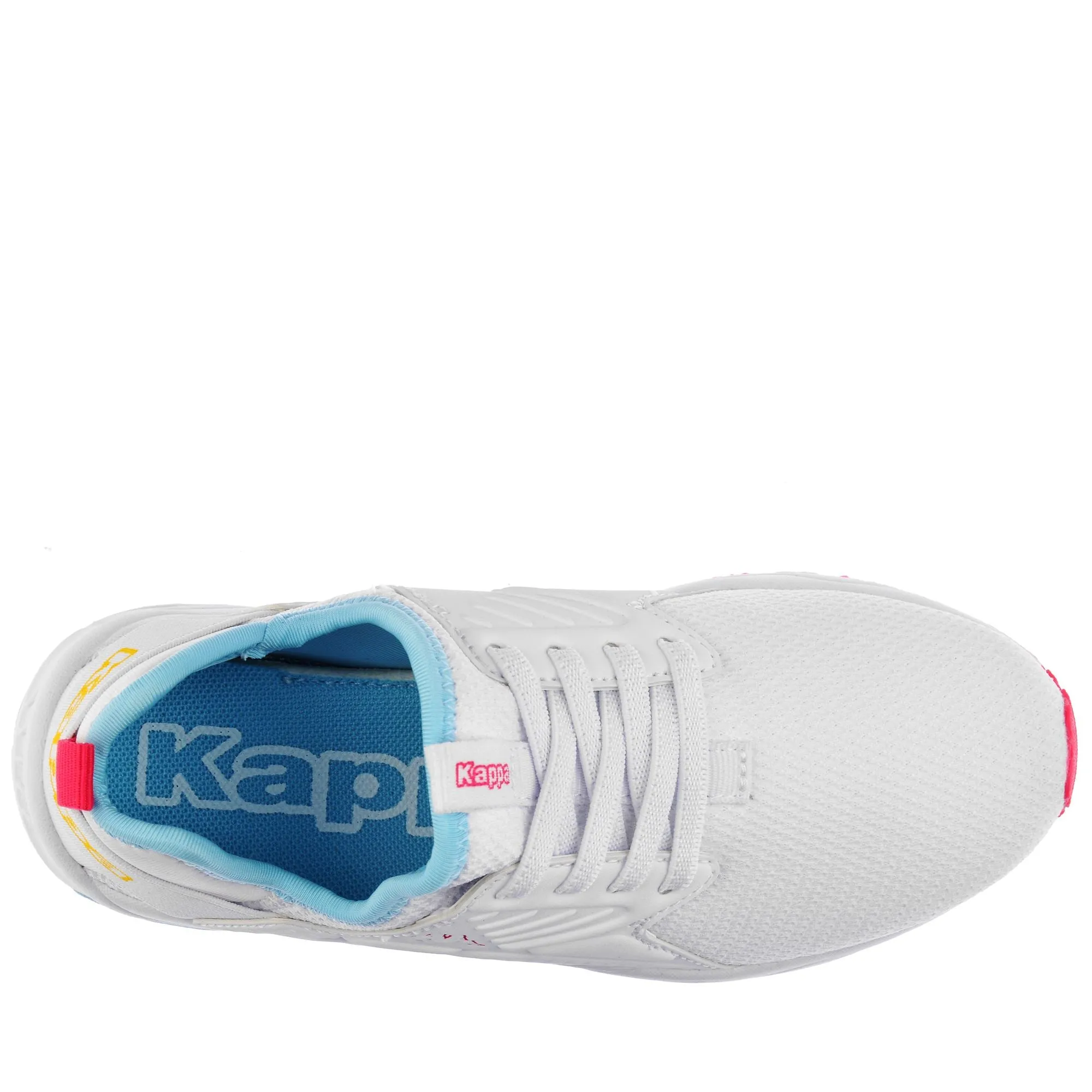 LOGO SANPUERTO EL KID - Sneakers - Low Cut - Kid unisex - WHITE-BLUE LT-YELLOW-FUCHSIA