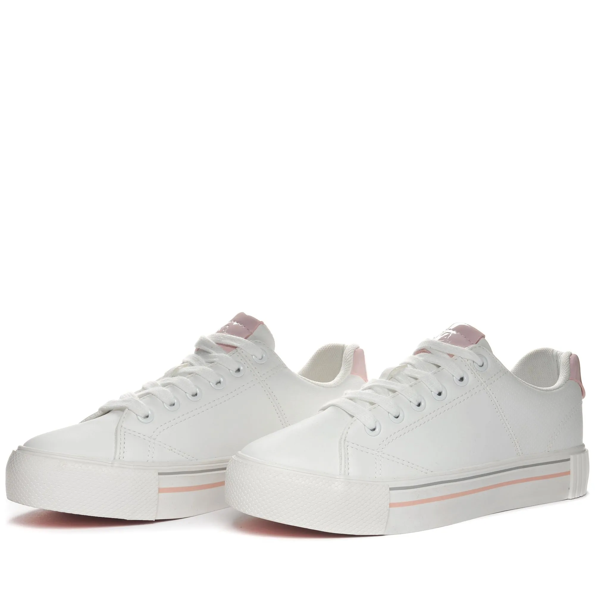 LOGO TUDY - Sneakers - Low Cut - Woman - WHITE-PINK