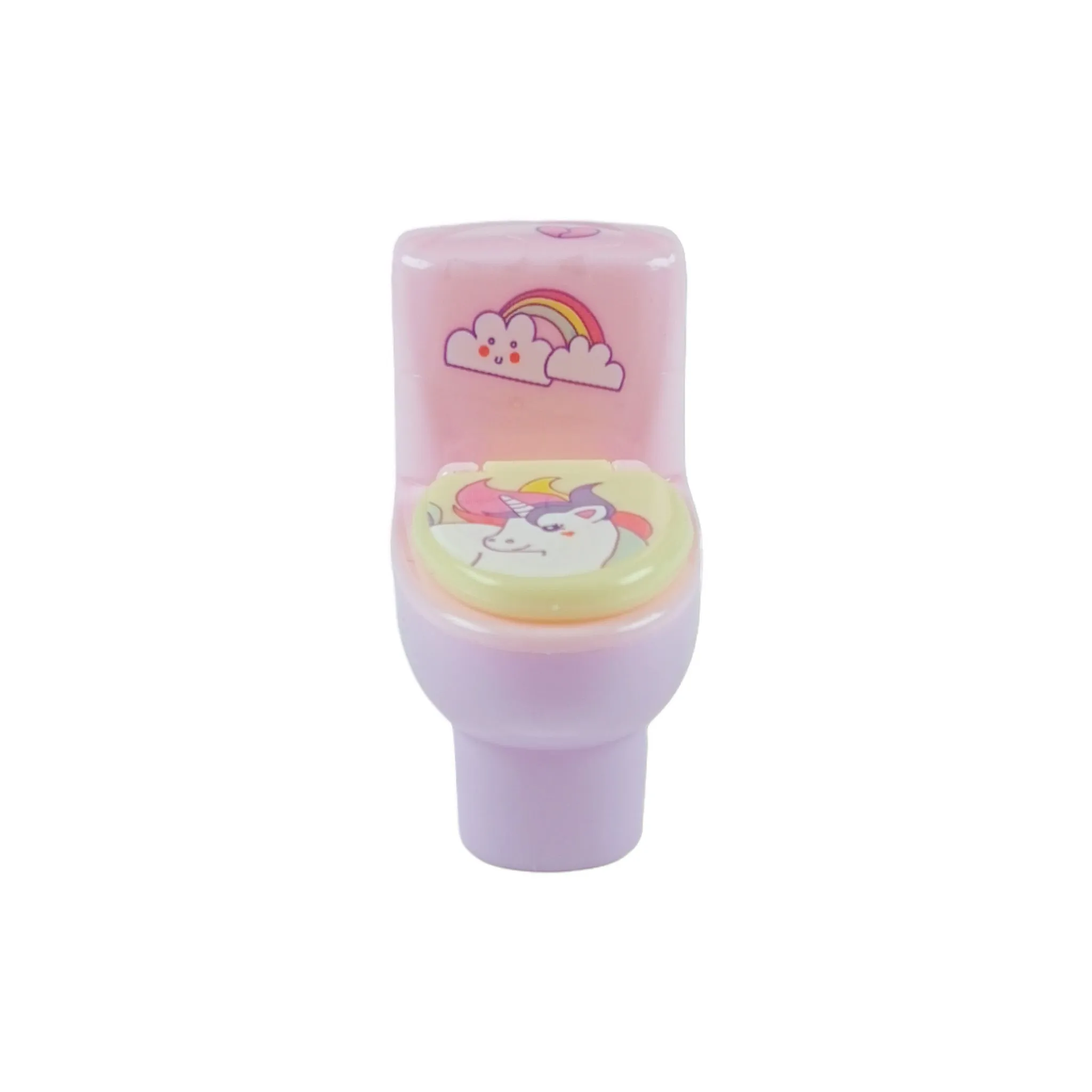 Miniature Pot Style Sharpener with Unicorn Eraser for School Kids, Students