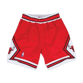 NBA Authentic Shorts Chicago Bulls Road 1997-98 'Red'