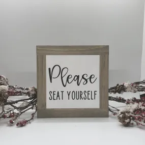 Please Seat Yourself