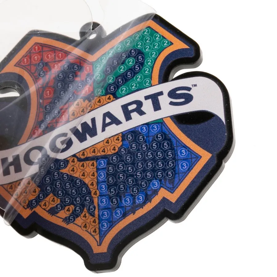 "Hogwarts Badge" Crystal Art Bag Charm Kit Harry Potter