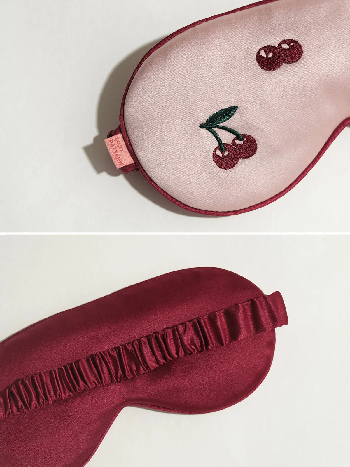 "Lost Cherries" Silk Sleep Eye Mask