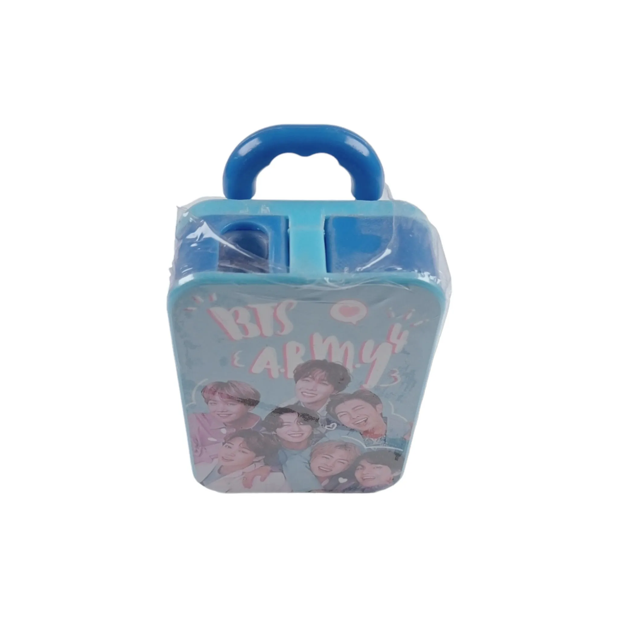 Themed Designer Luggage Sharpener with Eraser for School Kids, Students, Boys & Girls