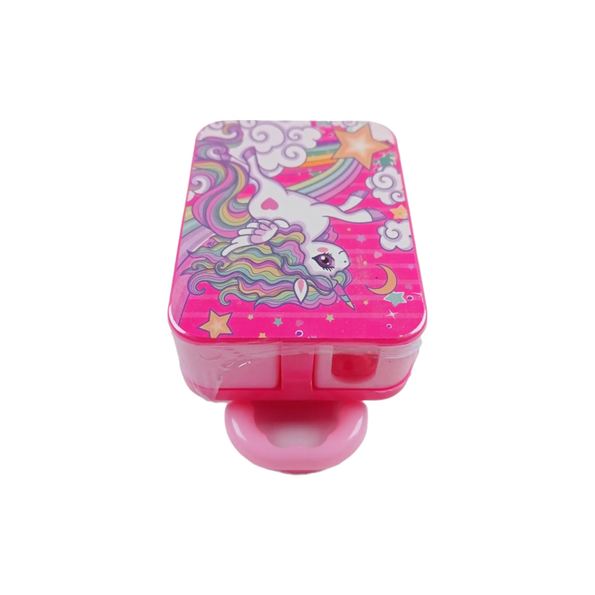 Themed Designer Luggage Sharpener with Eraser for School Kids, Students, Boys & Girls