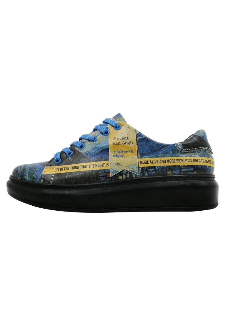 Vincent van Gogh The Starry Night | MS Myra Women's Shoes