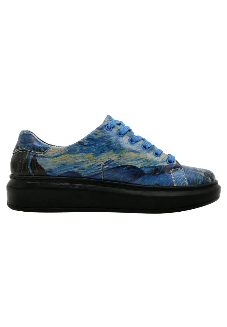 Vincent van Gogh The Starry Night | MS Myra Women's Shoes